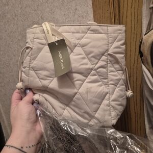 Vera Bradley Beige Quilted Bag